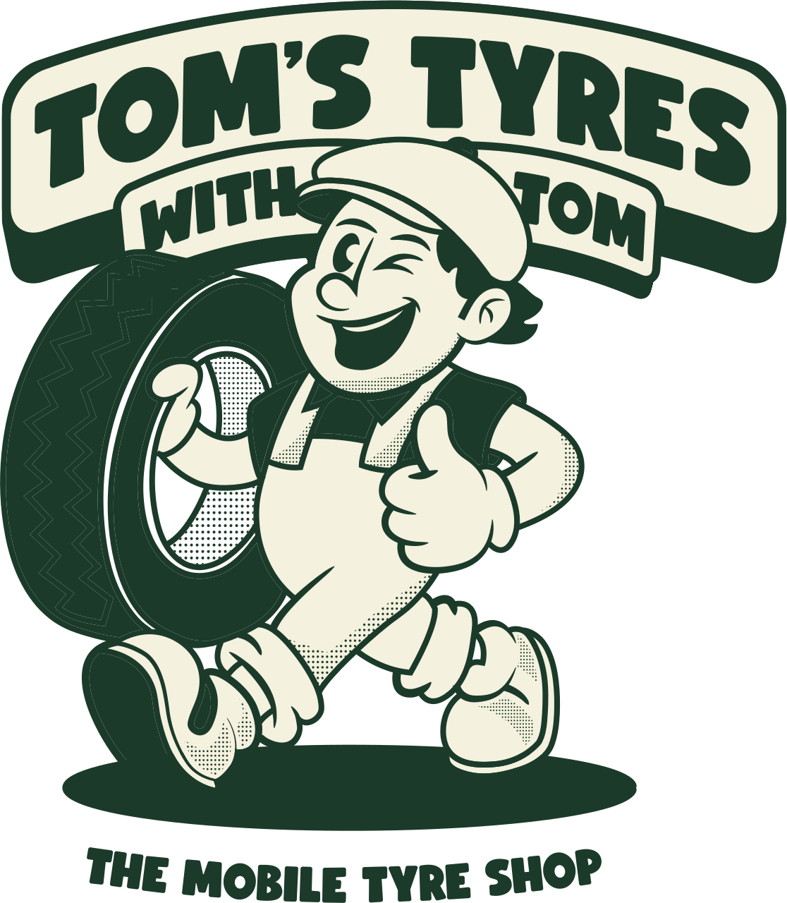 Tom's Tyres with Tom — your mobile tyre shop